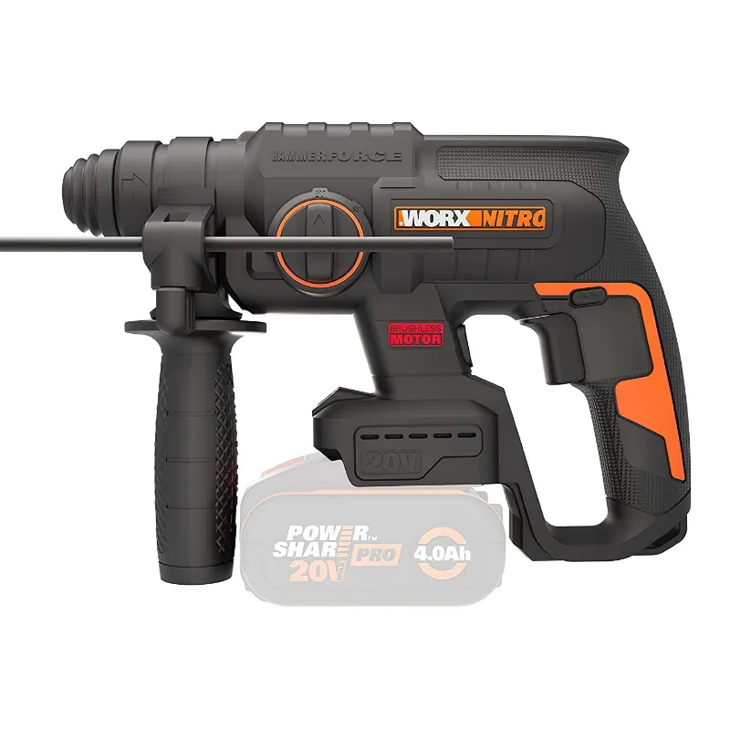 Перфоратор WORX WX381 20V 2Дж бесщеточный аккумуляторный — детальное фото